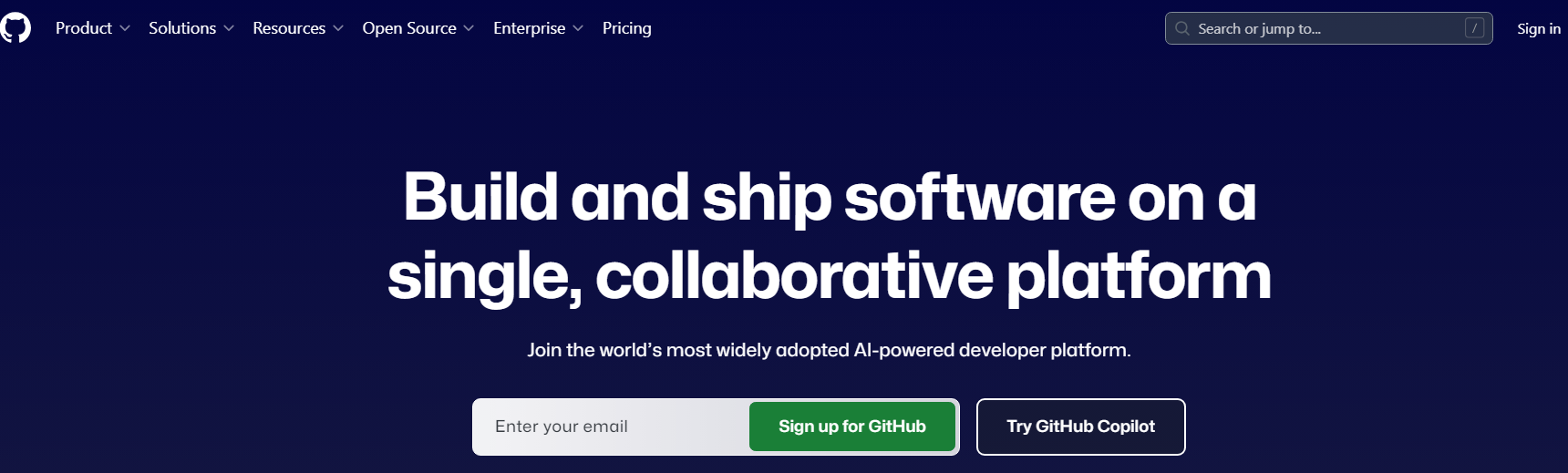 github官网登录入口https://github.com/