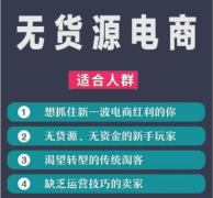 跨境电商亚马逊无货源，一对一运营培训，erp代理