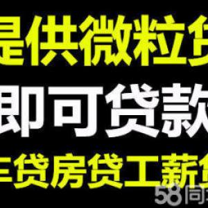 上海短借 一张身份证就能短借 车房产抵押 当场到帐