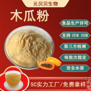 量大价优木瓜粉食品级速溶木瓜提取物固体饮料原料木瓜汁粉现货