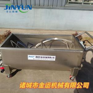 移动式搅拌物料周转车 酱料底料搅拌料车 不锈钢带搅拌移动工具车 食品搅拌料车 不锈钢馅料槽车