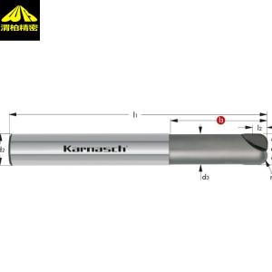 长沙Karnasch硬质合金立铣刀适用多种材料加工